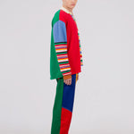 Las Rayitas colorful Striped Knitted Polo  