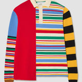 Las Rayitas colorful Striped Knitted Polo  